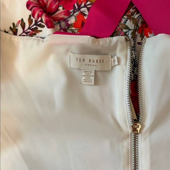 Ted Baker Floral Halter Dress with Pink Straps NWOT - Picture 13 of 16